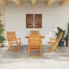 Ensemble de salle à manger pour jardin 5 pcs Marron 649569649569