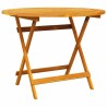 Ensemble de salle à manger pour jardin 5 pcs Marron 649569649569