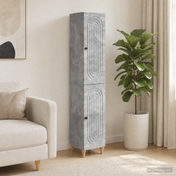 Ensemble de Meubles 2 pcs Gris béton Bois d'ingénierie 649575649575