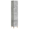 Ensemble de Meubles 2 pcs Gris béton Bois d'ingénierie 649575649575