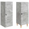 Ensemble de Meubles 2 pcs Gris béton Bois d'ingénierie 649575649575