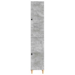 Ensemble de Meubles 2 pcs Gris béton Bois d'ingénierie 649575649575