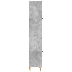 Ensemble de Meubles 2 pcs Gris béton Bois d'ingénierie 649575649575