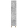 Ensemble de Meubles 2 pcs Gris béton Bois d'ingénierie 649575649575