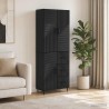 Ensemble de Meubles 2 pcs Noir 66 x 34,5 x 89,5 cm 649581649581