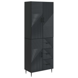 Ensemble de Meubles 2 pcs Noir 66 x 34,5 x 89,5 cm 649581649581