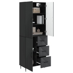 Ensemble de Meubles 2 pcs Noir 66 x 34,5 x 89,5 cm 649581649581