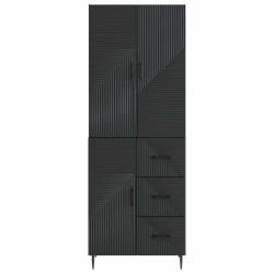 Ensemble de Meubles 2 pcs Noir 66 x 34,5 x 89,5 cm 649581649581
