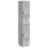 Ensemble de Meubles 2 pcs Gris béton Bois d'ingénierie 649586649586