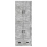 Ensemble de Meubles 2 pcs Gris béton Bois d'ingénierie 649587649587