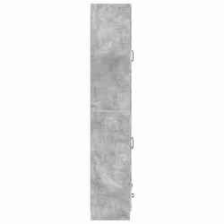 Ensemble de Meubles 2 pcs Gris béton Bois d'ingénierie 649587649587