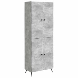 Ensemble de Meubles 2 pcs Gris béton Bois d'ingénierie 649590649590