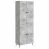 Ensemble de Meubles 2 pcs Gris béton Bois d'ingénierie 649590649590