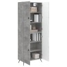 Ensemble de Meubles 2 pcs Gris béton Bois d'ingénierie 649590649590