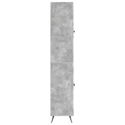 Ensemble de Meubles 2 pcs Gris béton Bois d'ingénierie 649590649590