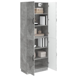 Ensemble de Meubles 2 pcs Gris béton Bois d'ingénierie 649592649592