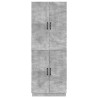 Ensemble de Meubles 2 pcs Gris béton Bois d'ingénierie 649592649592