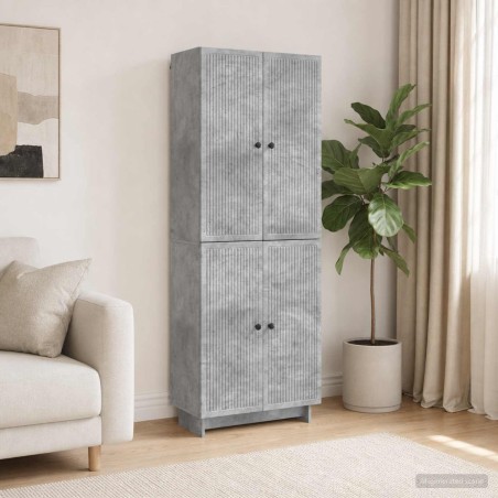 Ensemble de Meubles 2 pcs Gris béton 66 x 34,5 x 90 cm 649594649594
