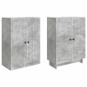Ensemble de Meubles 2 pcs Gris béton 66 x 34,5 x 90 cm 649594649594