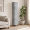 Ensemble de Meubles 2 pcs Gris béton 33 x 34,5 x 89,5 cm 649595649595