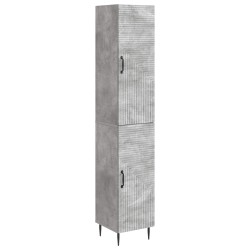 Ensemble de Meubles 2 pcs Gris béton 33 x 34,5 x 89,5 cm 649595649595