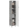 Ensemble de Meubles 2 pcs Gris béton 33 x 34,5 x 89,5 cm 649595649595