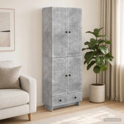 Ensemble de Meubles 2 pcs Gris béton 66 x 34,5 x 95 cm 649596649596