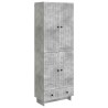 Ensemble de Meubles 2 pcs Gris béton 66 x 34,5 x 95 cm 649596649596