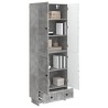 Ensemble de Meubles 2 pcs Gris béton 66 x 34,5 x 95 cm 649596649596