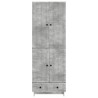 Ensemble de Meubles 2 pcs Gris béton 66 x 34,5 x 95 cm 649596649596