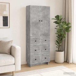 Ensemble de Meubles 2 pcs Gris béton 66 x 34,5 x 90 cm 649597649597