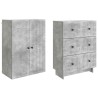 Ensemble de Meubles 2 pcs Gris béton 66 x 34,5 x 90 cm 649597649597