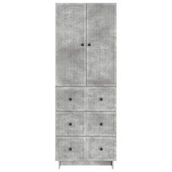 Ensemble de Meubles 2 pcs Gris béton 66 x 34,5 x 90 cm 649597649597