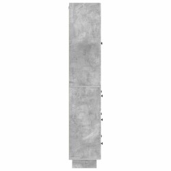 Ensemble de Meubles 2 pcs Gris béton 66 x 34,5 x 90 cm 649597649597