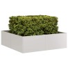 Jardinière 100x100x30 cm acier inoxydable 649613649613