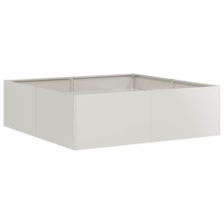Jardinière 100x100x30 cm acier inoxydable 649613649613