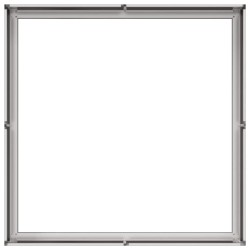 Jardinière 100x100x30 cm acier inoxydable 649613649613