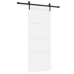Porte coulissante ORKDAL Blanc 83 x 202 cm Bois de pin massif 649614649614