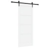 Porte coulissante ORKDAL Blanc 83 x 202 cm Bois de pin massif 649614649614