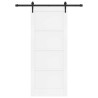 Porte coulissante ORKDAL Blanc 83 x 202 cm Bois de pin massif 649614649614