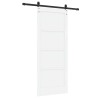 Porte coulissante ORKDAL Blanc 83 x 202 cm Bois de pin massif 649614649614