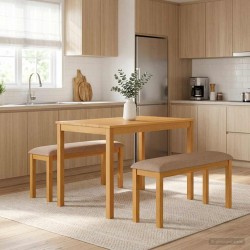 Banc de salle à manger 95 x 32 x 45 cm Bois de chêne massif 649615649615