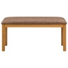 Banc de salle à manger 95 x 32 x 45 cm Bois de chêne massif 649615649615