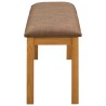 Banc de salle à manger 95 x 32 x 45 cm Bois de chêne massif 649615649615