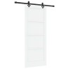 Porte coulissante ORKDAL Blanc 83 x 202 cm Bois de pin massif 649616649616