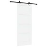 Porte coulissante ORKDAL Blanc 83 x 202 cm Bois de pin massif 649616649616