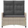 Banc de jardin avec oreiller 105 x 60 x 112 cm acier 649617649617