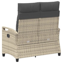 Banc de jardin avec oreiller 105 x 60 x 112 cm acier 649617649617
