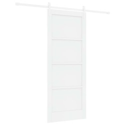 Porte coulissante ORKDAL Blanc 83 x 202 cm Bois de pin massif 649618649618
