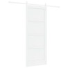 Porte coulissante ORKDAL Blanc 83 x 202 cm Bois de pin massif 649618649618